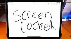 How To Lock Screen on iPad Pro | Full In-Depth Guide!