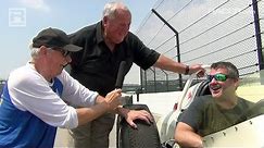 RACER: AJ Foyt and Tony Stewart with Robin Miller