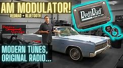 Play any audio on your Classic AM Radio - RediRad and hidden Bluetooth install on our Plymouth Fury