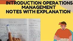 Operations Management - Introduction|| what is operations management // OR //