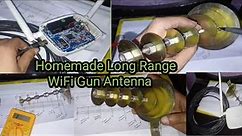 DIY Long Range Antenna, WiFi Gun Antenna, Long Range WiFi Antenna, WiFI Signal Booster