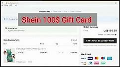 How to get Shein gift card Code 2022