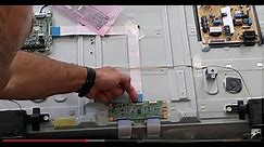 Samsung LED TV Repair - T-Con Board Replacement