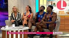 Some of the new cohort of Gladiators appear on Lorraine