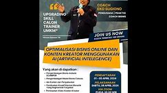 Upgrading Skill Relawan TIK Jawa Timur - Pemanfaatan AI untuk Konten Digital Marketing