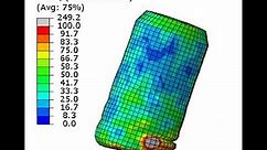 Abaqus/CAE SPH Modelling Tutorial: Example- Can Drop Test –Step by Step Method