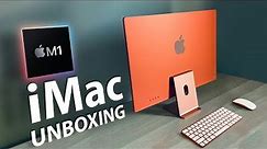 2021 M1 Orange iMac Unboxing & Impressions!
