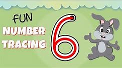 How to Write the Number 6 - Numbers for Kids