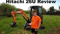 Hitachi 26U Mini Excavator Review