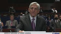 Justice Department Oversight Hearing