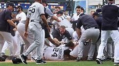 Watch: Yankees and Tigers get in benches-clearing brawl