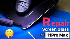 Replace iPhone 11 Pro Max Screen Glass, Keep Original Frame
