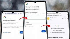 How to Recover Deleted Google Account WITHOUT Phone Number Recovery Email and Password 2024