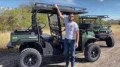 TWO 2021 Kawasaki Mule Pro FXT IDENTICAL OUTFITS "The Twins", Ultimate Quail Rigs Ready To Go!