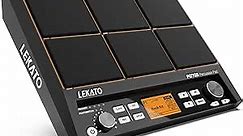 LEKATO Percussion Sample Pad, Electric Drum Pad with 9 Velocity-Sensitive Drum Pad, 600+ Sounds, Electronic Drum Set Pad Multipad with MIDI out, USB MIDI, AUX, Looper, Metronome, Trigger inputs