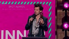 The BRIT Awards: Harry Styles thanks One Direction in speech
