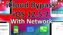 iCloud Bypass iOS 12.5.7 With Sim/Network/Signal| iCloud Bypass iPhone 5S/6/6 Plus/iPad Mini 2/3/Air