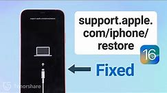 How to Fix support.apple.com/iphone/restore iOS 16 [Newest]