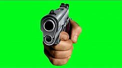Pointing Gun Meme Green Screen