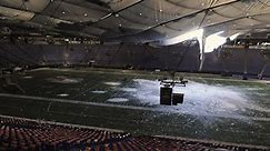 12 years ago, snow collapsed Metrodome roof