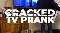 Man Falls for Cracked TV Screen Prank and Sets Up Old Television as Replacement