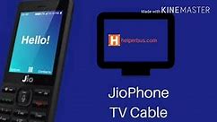 how to connect jio phone to simple tv or to smart tv
