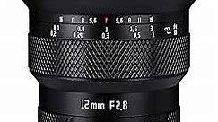 AstrHori 12mm F2.8 Full Frame Manual Fisheye Lens 185° Ultra Wide Angle Lens for Sony E Mount Mirrorless Camera A5000,A6000,A6500,A6600,NEX-3,NEX-5,NEX-7,A7,A9,NEX-6,etc.