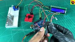 AS608 fingerprint sensor with DIY door locker | Arduino with DIY door lock system #arduino #diy