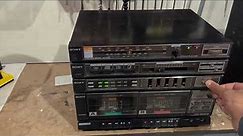 Vintage Sony XO-550W Midi Hifi Stereo System Test