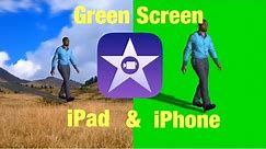 Tutorial for Green Screen On iMovie iPad/iPhone!