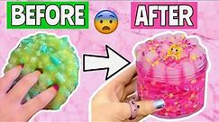 FIXING MY OLDEST 3 YEAR OLD SLIMES?! 😱🤢 *DIY Slime Makeover Challenge * How to Make Slime Satisfying