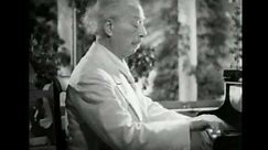 Paderewski plays "Menuet" in G - 1937 movie