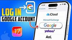 How to Login Google Account on iPhone | Google Sign In