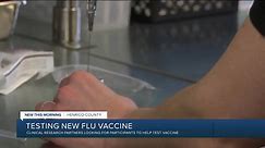 Testing a new flu vaccine