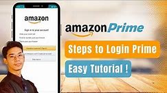 How to Login Amazon Prime !