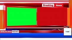 3D Animated Breaking News Bumper - Green Screen Video