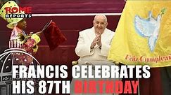 Pope Francis celebrates his 87th birthday with children of families in need
