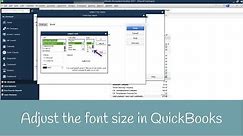How to Change the Font Size of Reports in QuickBooks
