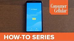 Motorola Moto E6: Getting Started (3 of 16) | Consumer Cellular