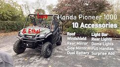 Honda Pioneer 1000 - 10 Suggested Accessories