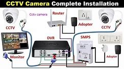 CCTV Camera Wiring Diagram and Connection for Installation with DVR #CCTV Camera.