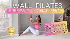 28 Day Wall Pilates Challenge for Beginners | Build Core Strength at Home!