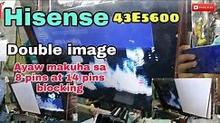 Hisense Smart tv double image problem.