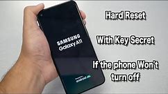 Samsung Galaxy A11 How Hard Reset Removing PIN, Password, Fingerprint pattern