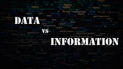 Difference Between Data & Information Explained With Examples