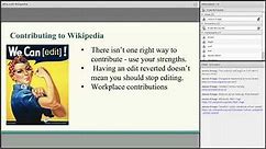 Getting started on Wikipedia