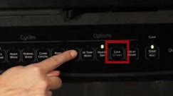 Dishwasher Controls - Lock and Unlock