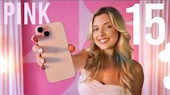 PINK iPhone 15 Unboxing & Review!! 💖