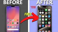 How to Turn Android into an iPhone 15 pro COMPLETELY! (no root)