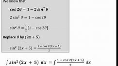 Ex 7.3, 1 Class 12 Maths - NCERT Solution - Integrate sin^2 (2x   5)
